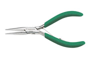 Straight Long Nose Chain Plier – Premium Model #2040F, Green Foam Handle
