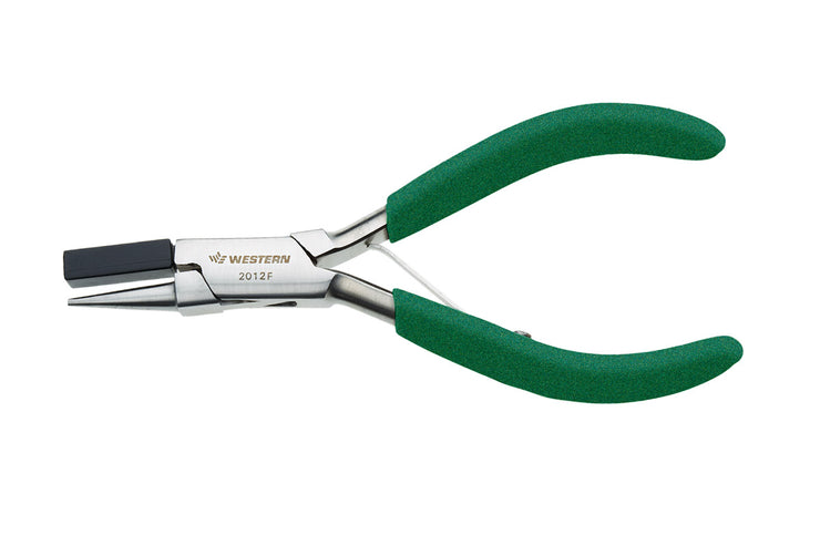Combo Chain Nose Round / Delrin Plier – Premium Model  #2012, Green Foam Handle